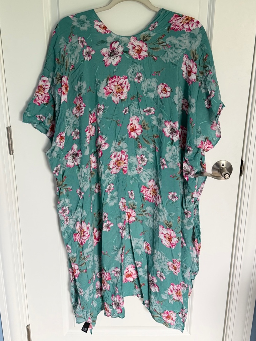 Torrid Women's Sage Green Floral Gauze Kimono Cover Up 00/0 - 39729 - Picture 7 of 16